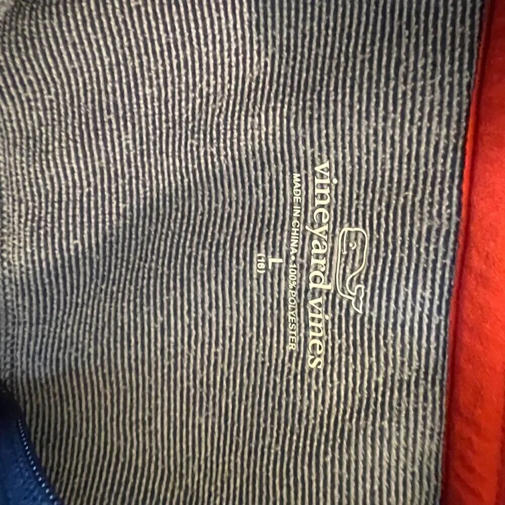 Vineyard Vines Kids End to End Fleece, Size Large (16)